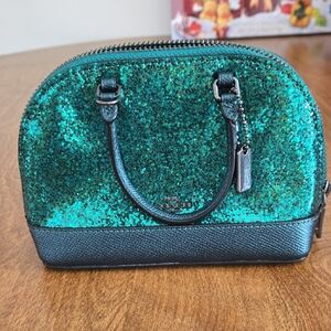 Coach Sparkling Green Mini Bag